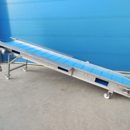 Mobile s/s conveyor belt 4.1 meters